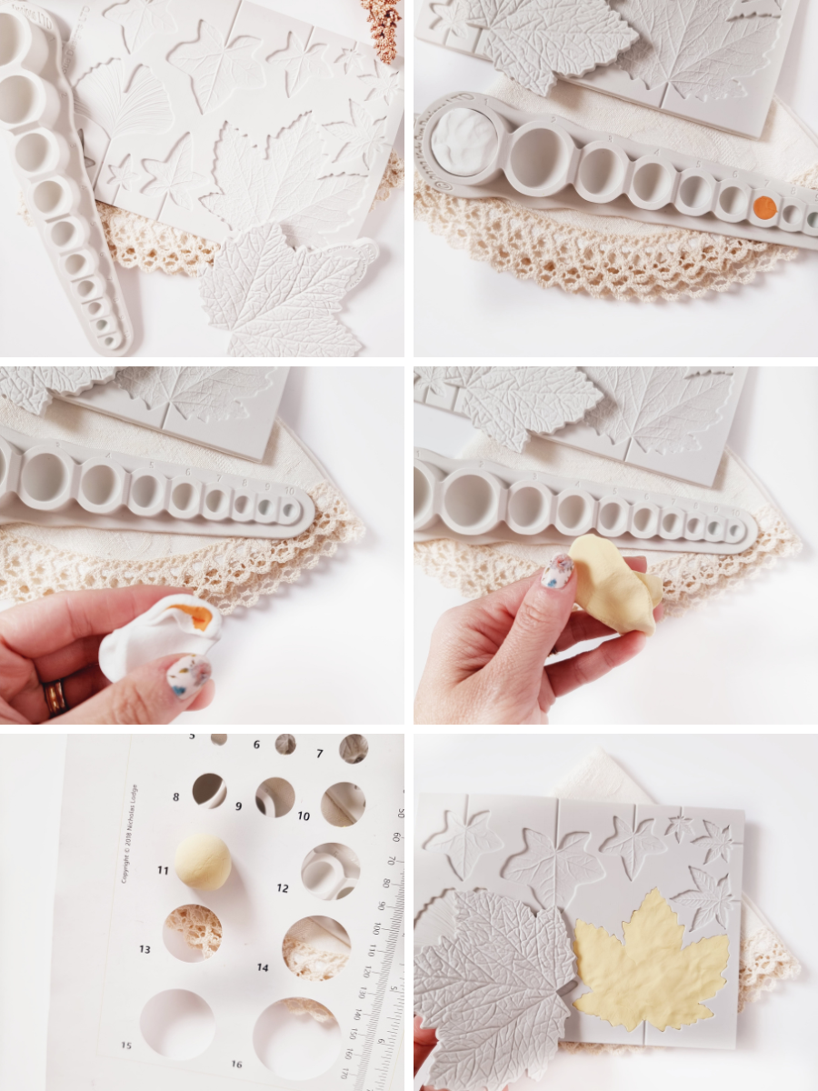 How to make a clay maple leaf necklace and earrings