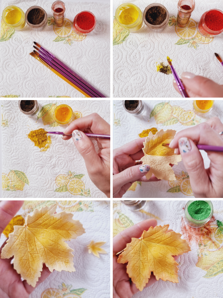 how to make a clay maple necklace and earrings
