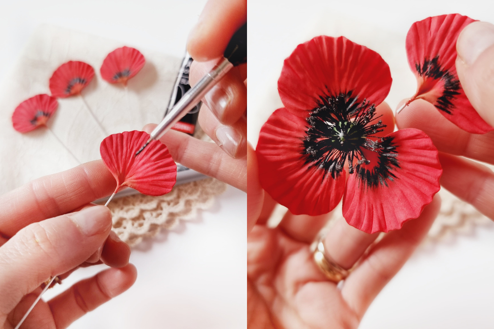How to create your own poppy necklace with hearty clay and a mould