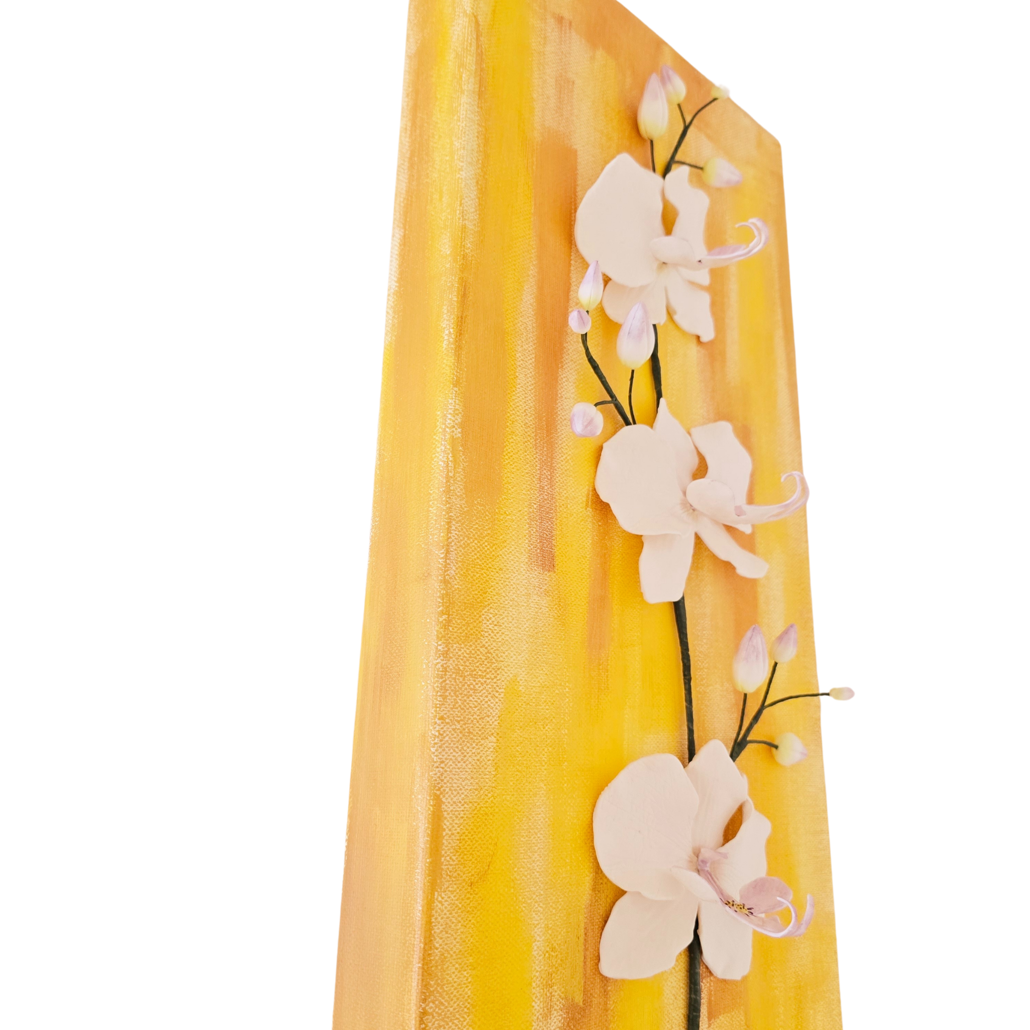 3D phalaenopsis orchid wall art
