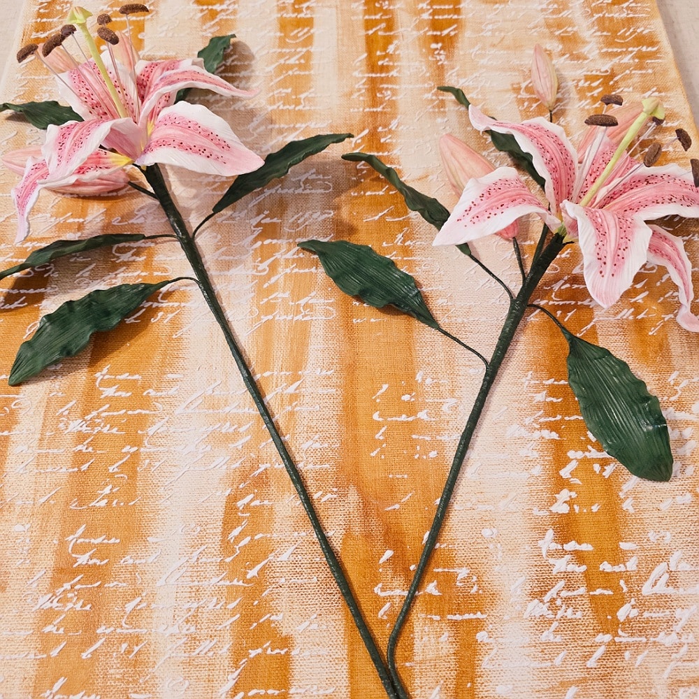 oriental lily wall art
