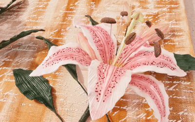 Unique Clay Floral Wall Art For Home