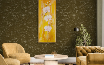 How to decorate a room with clay phalaenopsis orchids