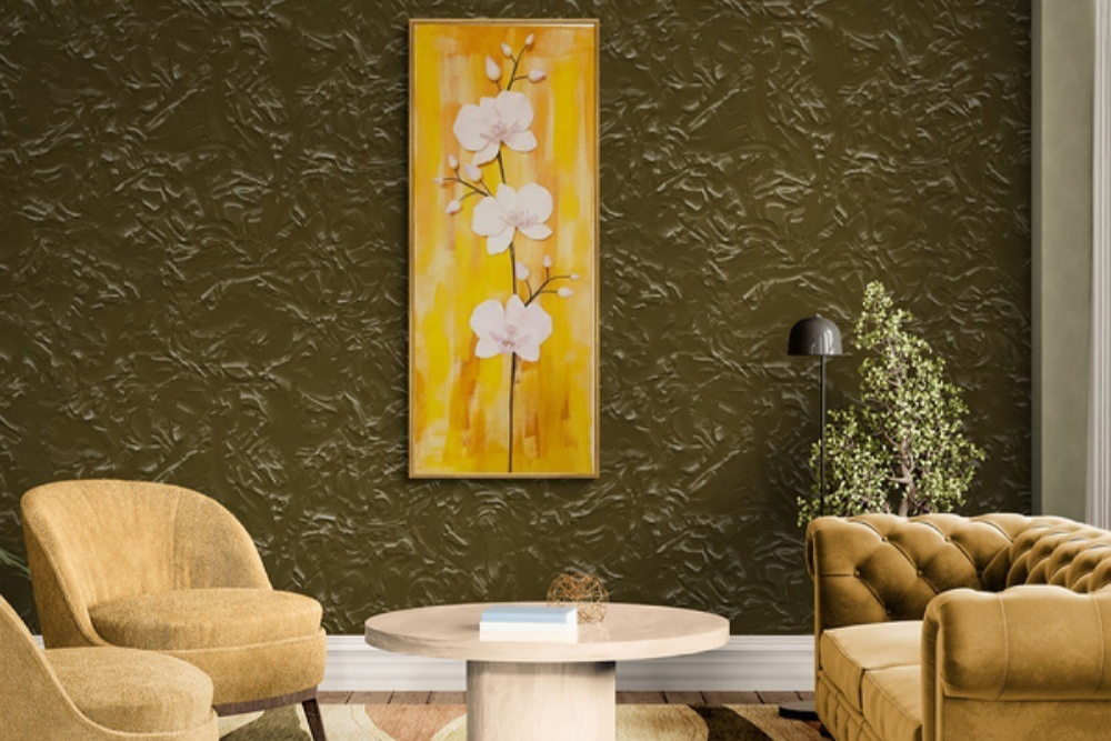How to decorate a room with clay phalaenopsis orchids