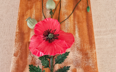 5 Stunning Ideas to Transform Your Space: Clay Poppy Wall Art