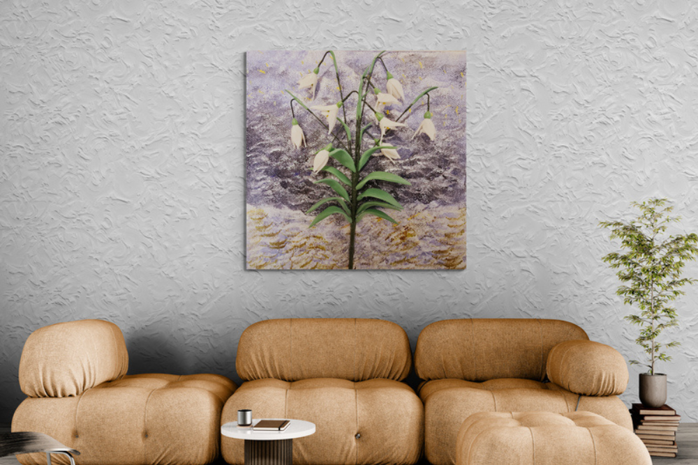 Clay Snowdrops: Preserving the Elegance of Nature in Everlasting Art